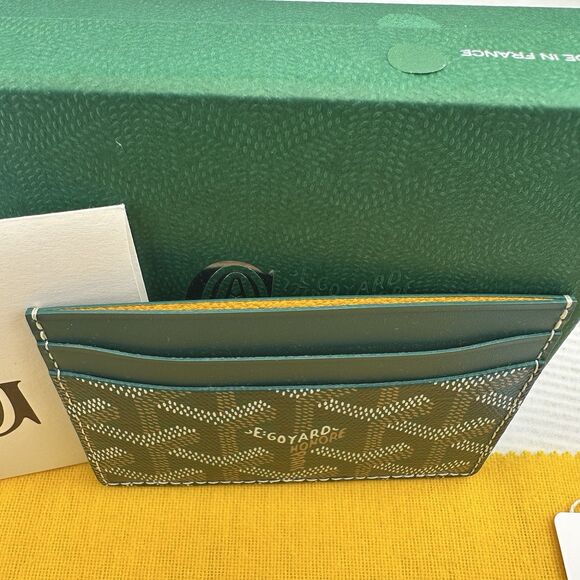 Goyard Saint Sulpice Green Card Holder Authentic New With Tags Paris July 2025 - Picture 8 of 10
